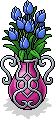 Azurblaue Tulpen