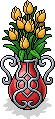Pfirsichfarbene Tulpen