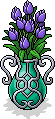 Indigoblaue Tulpen