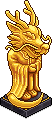 Gouden Draak Standbeeld