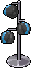 Cubie Stehlampe (blau)