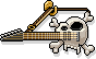 Totenkopf-Gitarre