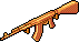 Dekoratives Bronze-Gewehr