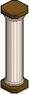Antike Holzsäule