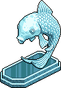 Statue des Frostbarsches