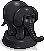 Zeldzaam Zwarte Olifant