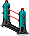 Petrole Laserschranke
