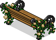 Bank voller Rosen