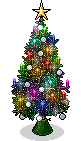 Blinkender Weihnachtsbaum