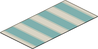 Waasa Teppich blau